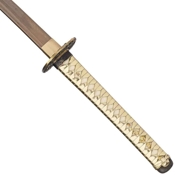 41-Inch Gold Damascus Wrapped Katana w/ Gift Box