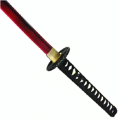 Hand Forged 1045 Carbon Steel Katana (Red Smoke)