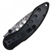 Damascus 4.5'' Folding Knife