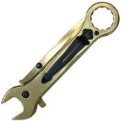 Titanium Folding Knife w/ 14mm Wrench