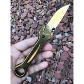 Titanium Folding Knife w/ 14mm Wrench