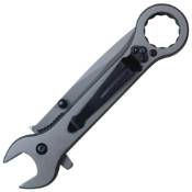 Titanium Folding Knife w/ 14mm Wrench