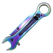 Titanium Folding Knife w/ 14mm Wrench