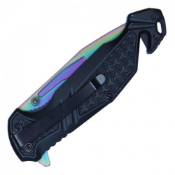 Neptune Wartech Half-Serrated Spear Point Knife