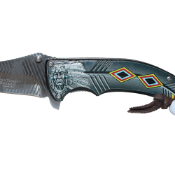 Wild Turkey Folding Knife Feather Shaped-Blade