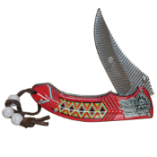 Wild Turkey Folding Knife Feather Shaped-Blade