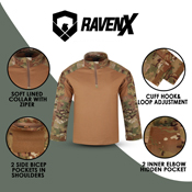 Raven X Long Sleeve Tactical Shirt