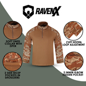 Raven X Long Sleeve Tactical Shirt