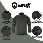 Raven X Long Sleeve Tactical Shirt