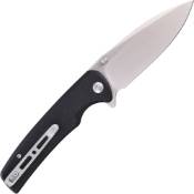 Explorer Sachse Flipper Satin Blade Knife - Natural, timeless beauty 