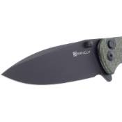 Explorer Sachse Flipper Satin Blade Knife - Natural, timeless beauty 