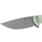 Explorer Crowley Flipper Knife - Black, a statement of power 