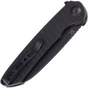 Explorer Kyril Flipper Black Blade Knife - Black, cutting-edge style 