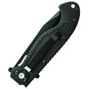 Smith & Wesson Black Special Tactical Tanto Knife - Half Serrated Edge