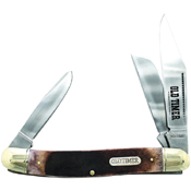 Schrade Old Timer 858OTB Genuine Bone Lumberjack Folding Knife