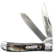 Schrade Imperial Trapper POM Handle Folding Blade Knife