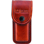 Old Timer Brown Leather Belt Sheath - Large