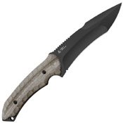 Kiku Green Linen Micarta Handle Fixed Blade Knife