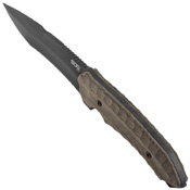 Kiku Green Linen Micarta Handle Fixed Blade Knife