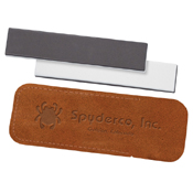 Double Stuff 1 x 5 Inch Sharpening Stone with Leather Case