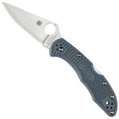 Delica 4 Drop-Point V-Toku2 Steel Blade Folding Knife  - Blue