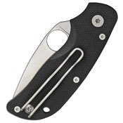 Cat C129G Plain Edge Folding Knife - Black