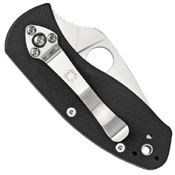 Spyderco Ambitious 8Cr13MoV Steel Blade Folding Knife - Black