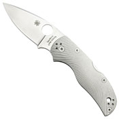 Spyderco Native 5 Leaf-Shaped Blade Knife - Titanium Handle