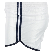 White Nylon French Sport Shorts Like New