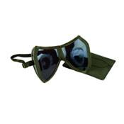 Surplus German Folding Goggles W/Pouch Used