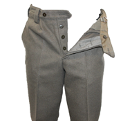 German Military Service Pants Wool - Grey