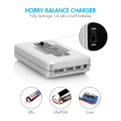 1-4 Cells Li-Po/LiFe Balance Charger Battery Pack