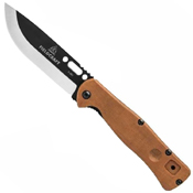 TOPS Fieldcraft Canvas Micarta Handle Folding Knife