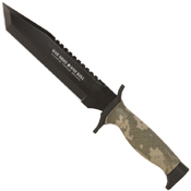 United Cutlery Nightstalkers Do Not Quit Tanto Knife - Camo
