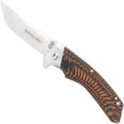 United Cutlery Honshu Sekyuriti Ball Bearing Folding Knife - Black/Orange