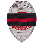 Ultra Force Thin Red Line Mourning Band