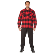 Buffalo Plaid Quilted Lined Jacket