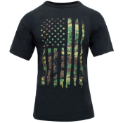 Ultra Force Distressed US Flag Athletic Fit T-Shirt