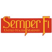 U.S.M.C. Semper Fi Bumper Sticker