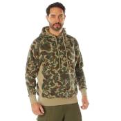 Mens Camo Pullover Hooded Sweatshirt