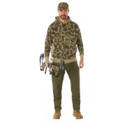 Mens Camo Pullover Hooded Sweatshirt