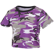 Ultra Force Womens Camo Crop Top