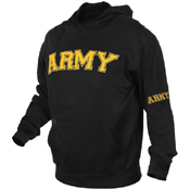 Mens Army Military Embroidered Pullover Hoodies