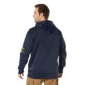 Ultra Force Navy Emblem Pullover Hooded Sweatshirt