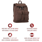 Water Resistant Canvas Daypack