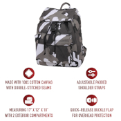 Water Resistant Canvas Daypack