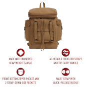 Canvas European Style Rucksack