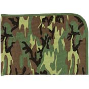 Infant Camo Receiving Blanket