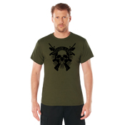 Ultra Force Molon Labe Skull T-Shirt