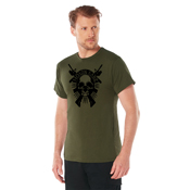 Ultra Force Molon Labe Skull T-Shirt